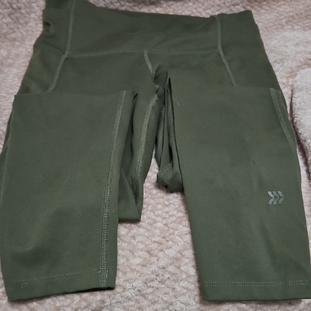 All in Motion Green Track Pants Joggers